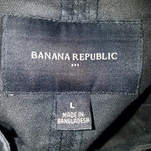 Banana Republic coated denim jacket